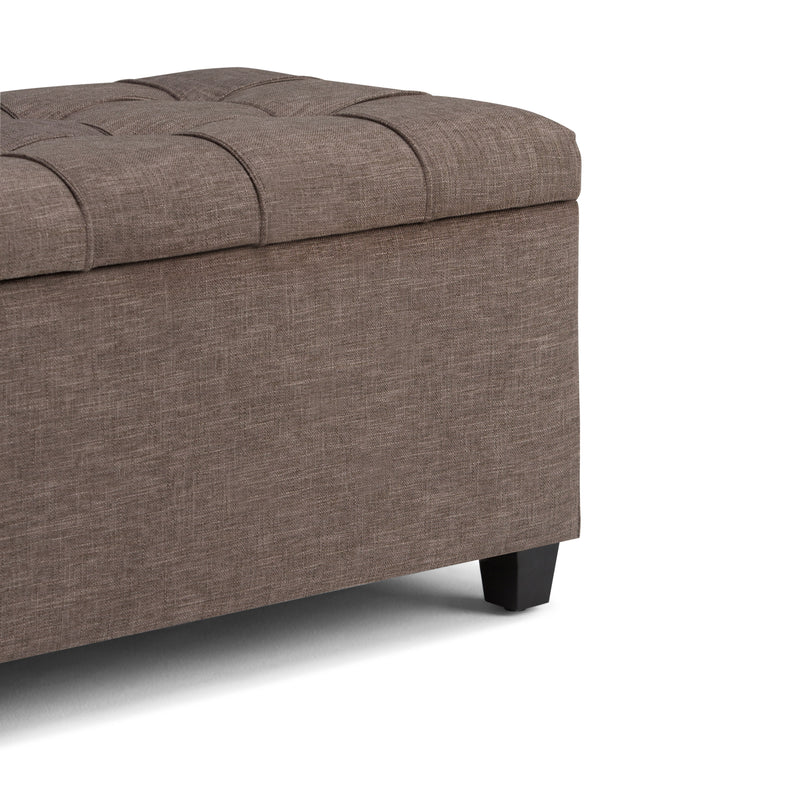 Sienna - Upholstered Storage Ottoman Bench