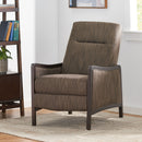 Drury - Contemporary Fabric Upholstered Pushback Recliner