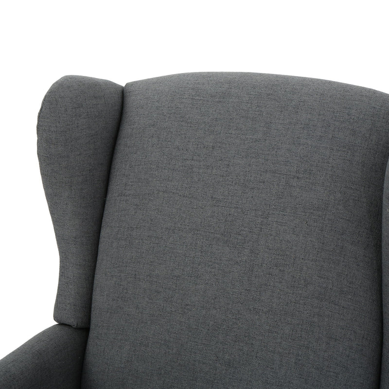 Westeros Wing Back Fabric Upholstered Recliner