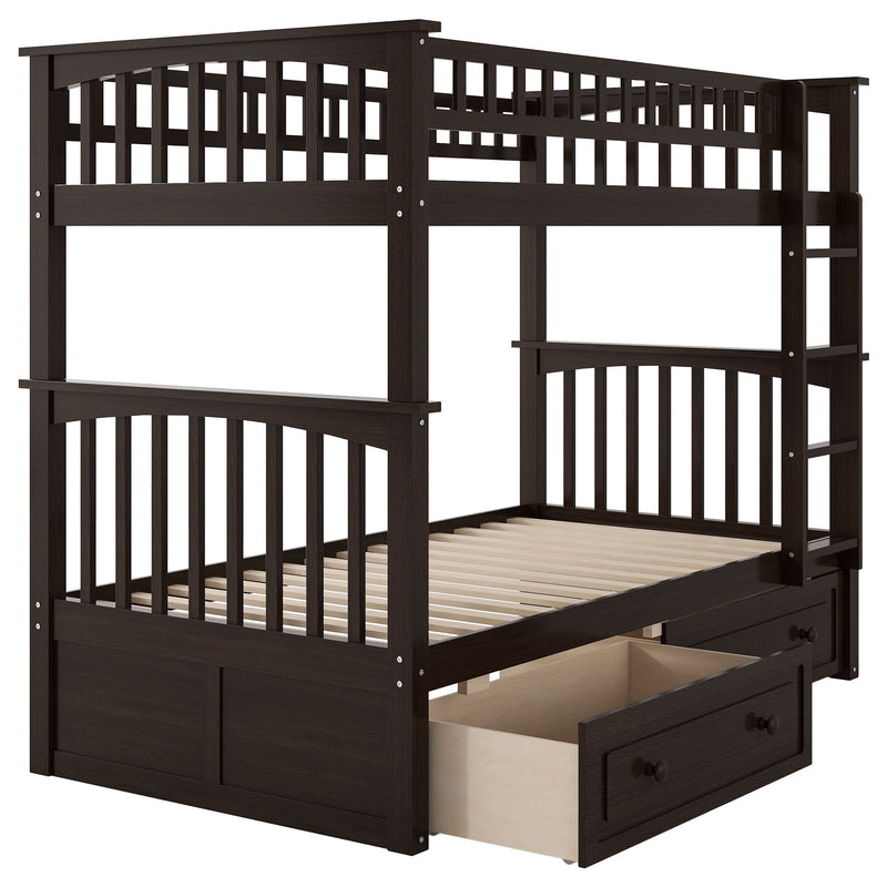 Bunk Bed With Drawers, Convertible Design