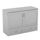 Murphy Wall Bed With Drawer And A Set Of Sockets & USB Ports, Pulley Structure Design