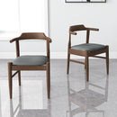Dakota - Mid-Century Modern Velvet Dining Chair (Set of 2)