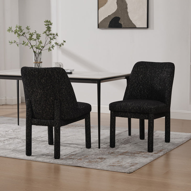 Wide Minimalist Dining Chair (Set of 2)