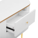 Modern TV Stand With 4 Drawers And 1 Cabinet