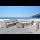 Stylish Sofa Seating Group With Cushions Perfect For Outdoor Gatherings
