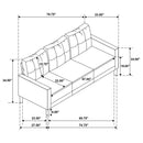 Bowen II - Upholstered Track Arm Sofa