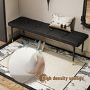 Multifunctional Shoe Bench With Faux Cushion - Black
