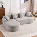 Combined Sofa With 4 Pillows