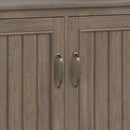 Lev - Wide Storage Cabinet - Smoky Brown
