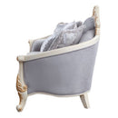 Galelvith - Sofa With 6 Pillows - Gray Fabric