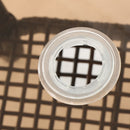 Outdoor Table With Woven Rattan Design - Brown