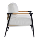 Modern Accent Chair With Plush Cushions, Cozy Seating