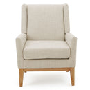 Modern Accent Chair With Padded Cushion Seat