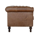 Buffalo - Leather Chesterfield Sofa - Brown
