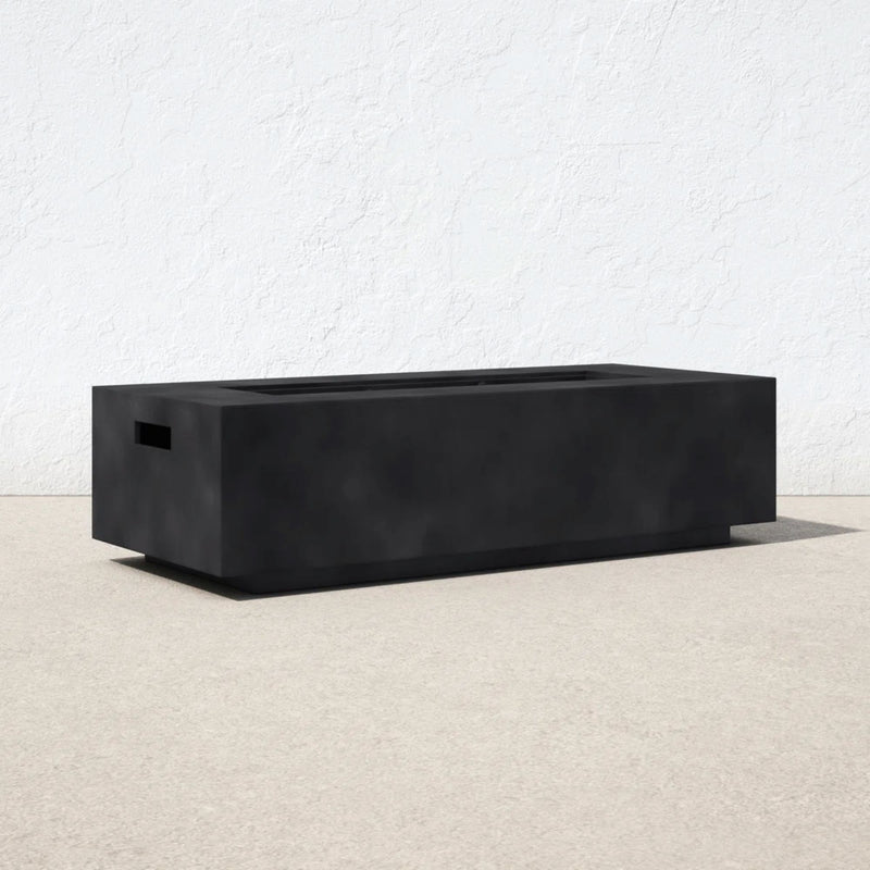 Modern Concrete Design Propane Outdoor Fire Pit Table