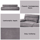 Cadenza - Corduroy Sofa - Gray