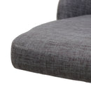 Modern Dining Chair With Iron Legs And Wood Finish