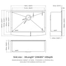 Farmhouse Kitchen Sink Workstation, Apron Front