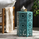Galore - Side Table With Sunburst Cut Out Design
