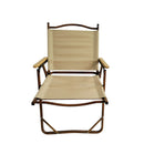 Comfy - Foldable And Portable Chair With Armrests, Indoor And Outdoor Universal (Set of 4) - Brown