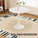 Round Dining Table Set With Tulip Design And 2 Chairs