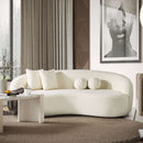 Drake - Japandi Style Curvy Boucle Sofa