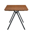 Herringbone Pattern Dining Table A Perfect Match For Modern Minimalist And Industrial Home Styles - Walnut