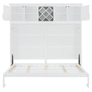 Murphy Wall Bed With Top Cabinets & Wine Rack