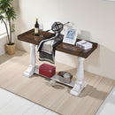 Farmhouse Retro Design Pedestal Sofa Tabe