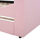 Upholstered Daybed With Storage Armrests, Trundle And Latest Integrated Bluetooth Audio System