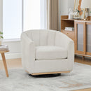 360° Swivel Upholstered Barrel Chair
