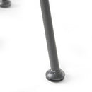 Petrichor - Outdoor Side Table With Tempered Glass And Steel Frame