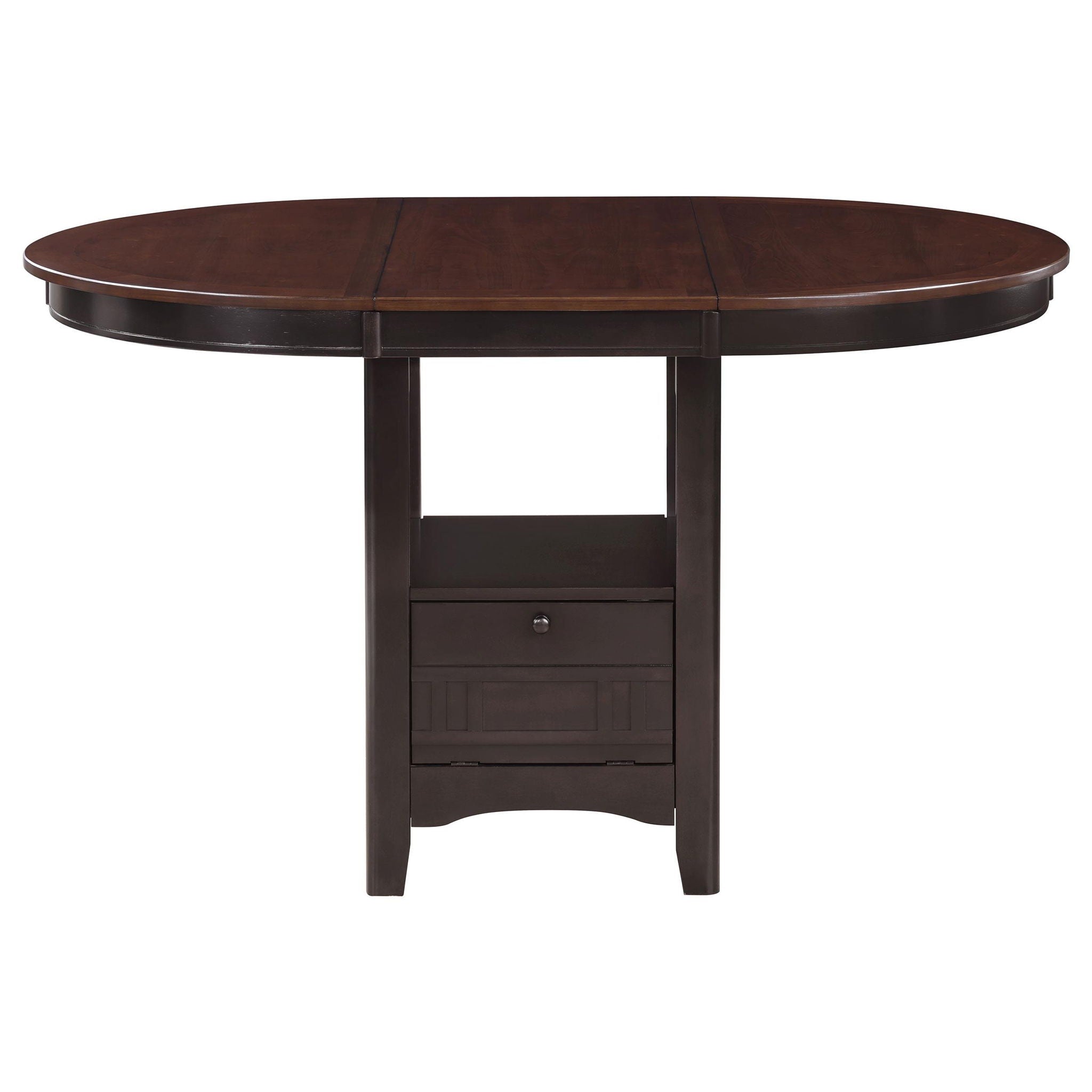 Lavon 5-piece Oval Counter Height Dining Set Light Chestnut - Atlantic Fine Furniture Melbourne FL