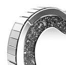 Euston - Heart Shaped Vanity Mirror - Silver