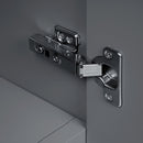 Transitional Style Bathroom Vanity Cabinet With Ceramic Sink