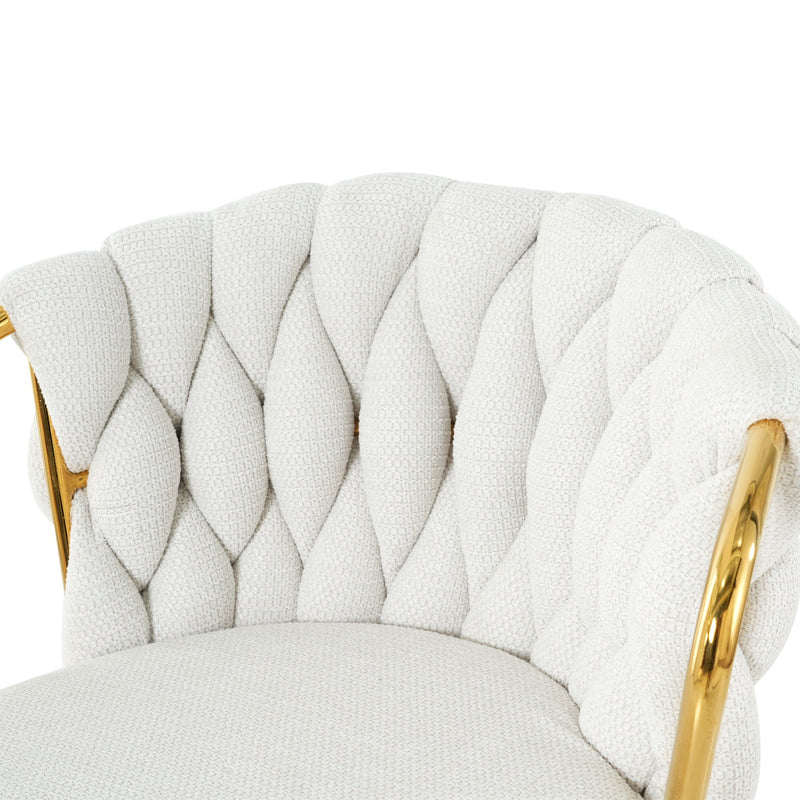 Modern Design High Stool With Plated Legs (Set of 2)