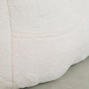 Beanbag Chair, Beanbag Sofa Chair With Armrests Stuffed High Density Foam