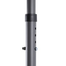 Manual Retractable Patio Awning, UV Resistant Polyester Sun Shade With No Drill Installation