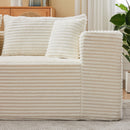 Modular Sofa With Golden Square Legs