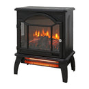 3D Flame Electric Infrared Quartz Fireplace Stove With Remote Control