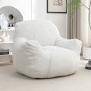Comfy Bean Bag Chair With Filler, Fluffy And Cozy Seating