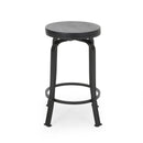 Modern Industrial Counter Stool Set With Swivel Function