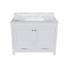 43" Bathroom Vanity Multi Functional Cabinet - White
