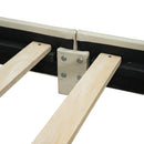 Queen Size & Twin XL Size Upholstered Platform Bed, Mother & Child Bed, PU Leather, Beige