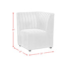 Jemma - Dining Corner Chair - Beige Linen