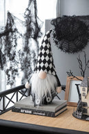 Gnome Decor, For Halloween Decor - Black / White
