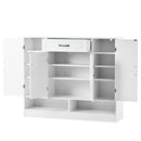 Sleek And Modern Shoe Cabinet With Adjustable Shelves, Space Saving Design