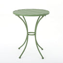 3 Piece Bistro Set With Table And 2 Chairs - Green