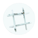 Modern Round Glass Coffee Table With Tempered Glass