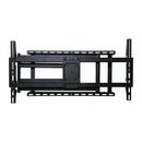 Full Motion TV Wall Mount Bracket For 40 120" TV Dual Arm Tilt & Swivel Vesa 800 X 400 Mm 132 Lbs Load - Black